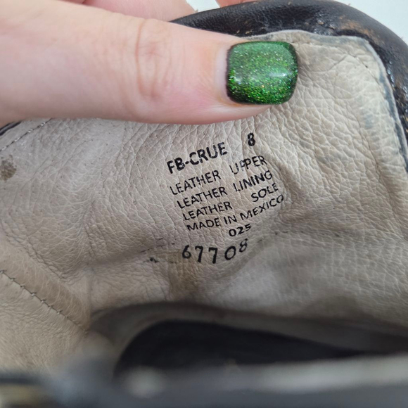 Freebird Crue Ankle boots black multi brown red strappy leather booties womens 8 - Picture 9 of 11